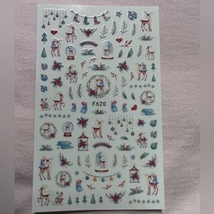 Holiday nail stickers F620 NWOT